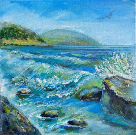 Black Sea by artist Anastasia Shimanskaya